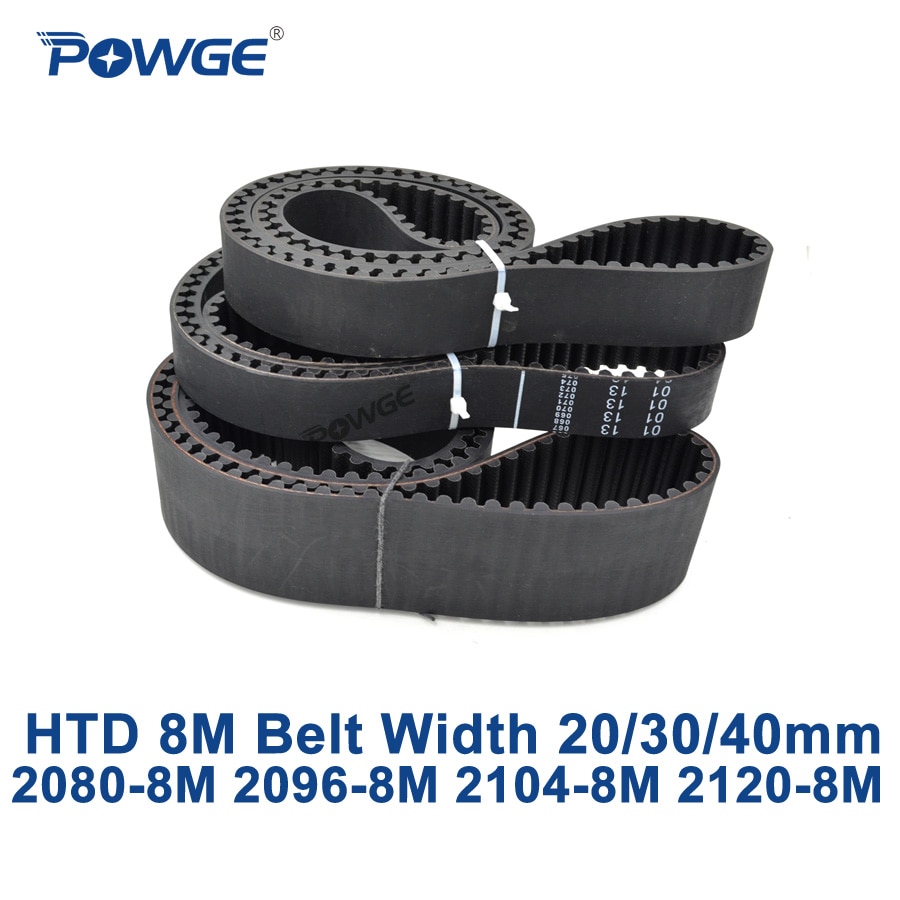 POWGE HTD 8M  Ÿ̹ Ʈ C = 2080/2096/2104/2120 ʺ 20/30/40mm ̻ 260 262 263 265 HTD8M 2080-8M 2096-8M 2120-8M